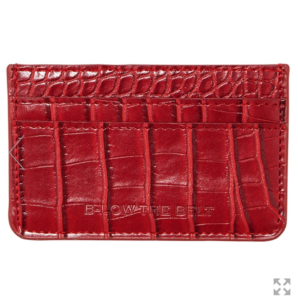 B-LOW THE BELT Croc Card Case